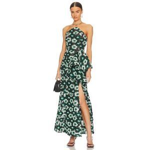 NWOT ELLIATT GEORGINA MAXI FLORAL JACQUARD DRESS SIZE S